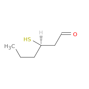 Hexanal, 3-mercapto-, (3R)-