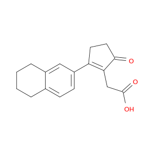 1-Cyclopentene-1-aceticacid, 5-oxo-2-(5,6,7,8-tetrahydro-2-naphthalenyl)-
