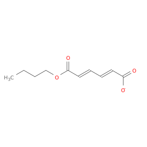 2,4-Hexadienedioic acid, monobutyl ester, (E,E)-