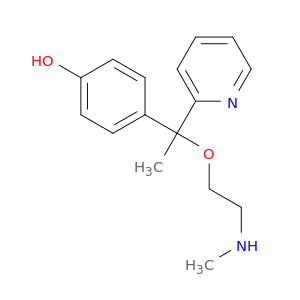 Phenol, 4-[1-[2-(methylamino)ethoxy]-1-(2-pyridinyl)ethyl]-