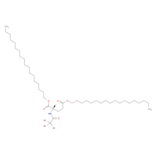 L-Glutamic acid, N-(tribromoacetyl)-, dioctadecyl ester