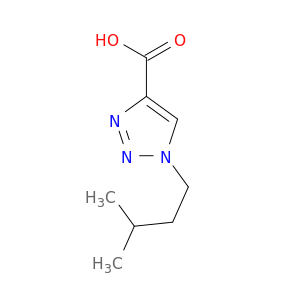 1-(3-methylbutyl)-1H-1,2,3-triazole-4-carboxylic acid