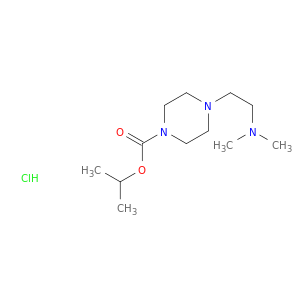 1-Piperazinecarboxylicacid, 4-[2-(dimethylamino)ethyl]-, 1-methylethyl ester, hydrochloride (1:1)