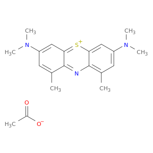 Phenothiazin-5-ium, 3,7-bis(dimethylamino)-1,9-dimethyl-, acetate