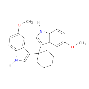 1H-Indole, 3,3'-cyclohexylidenebis[5-methoxy-