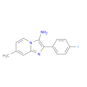 2-(4-氟苯基)-7-甲基咪唑[1,2-A]吡啶-3-胺