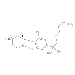 4-Piperidinol, 2-[4-(1,1-dimethylheptyl)-2-hydroxyphenyl]-1-methyl-, cis-