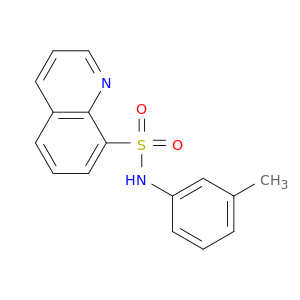 8-Quinolinesulfonamide,N-(3-methylphenyl)-