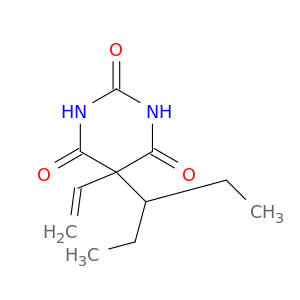2,4,6(1H,3H,5H)-Pyrimidinetrione, 5-ethenyl-5-(1-ethylpropyl)-