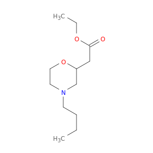 2-Morpholineacetic acid, 4-butyl-, ethyl ester