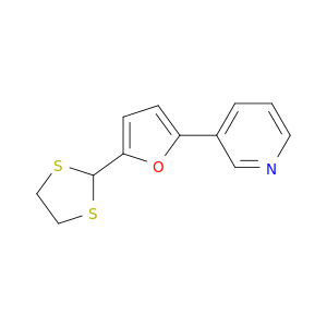 Pyridine, 3-[5-(1,3-dithiolan-2-yl)-2-furanyl]-