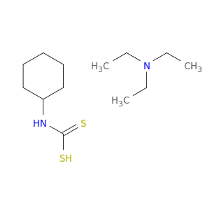Carbamodithioic acid, cyclohexyl-, compd. with N,N-diethylethanamine(1:1)