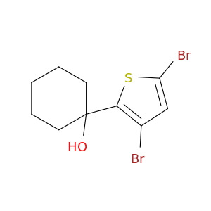 Cyclohexanol, 1-(3,5-dibromo-2-thienyl)-