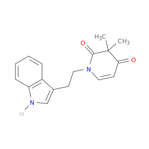 2,4(1H,3H)-Pyridinedione, 1-[2-(1H-indol-3-yl)ethyl]-3,3-dimethyl-