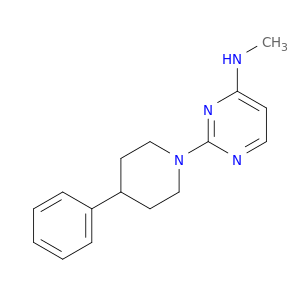 4-Pyrimidinamine, N-methyl-2-(4-phenyl-1-piperidinyl)-