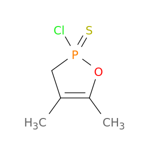 1,2-Oxaphosphole, 2-chloro-2,3-dihydro-4,5-dimethyl-, 2-sulfide