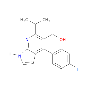 4-(4-氟苯基)-6-(1-甲基乙基)-1H-吡咯并[2,3-B]吡啶-5-甲醇