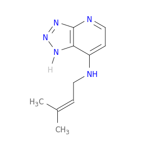 1H-1,2,3-Triazolo[4,5-b]pyridin-7-amine, N-(3-methyl-2-butenyl)-