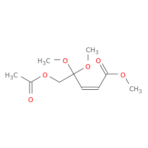 2-Pentenoic acid, 5-(acetyloxy)-4,4-dimethoxy-, methyl ester, (Z)-