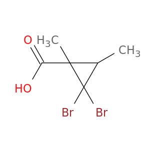 Cyclopropanecarboxylic acid, 2,2-dibromo-1,3-dimethyl-