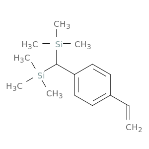 Silane, [(4-ethenylphenyl)methylene]bis[trimethyl-