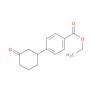 ETHYL 4-(3-OXOCYCLOHEXYL)BENZOATE
