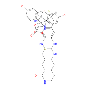 (3aS,4S,6aR)-N-[6-[[5-[[[(3′,6′-二羟基-3-氧代螺[异苯并呋喃-1(3H),9′-[9H]黄原烯]-5-基)氨基]硫代甲基]氨基]戊基]氨基]-6-氧代己基]六氢-2-氧代-1H-噻吩并[3,4-d]咪唑-4-戊酰胺