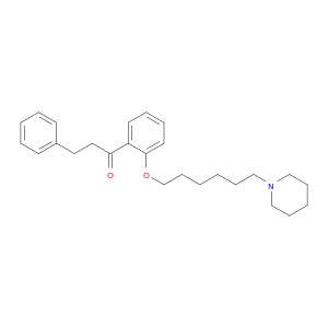 1-Propanone, 3-phenyl-1-[2-[[6-(1-piperidinyl)hexyl]oxy]phenyl]-