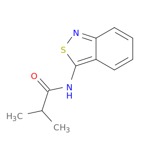 N-(2,1-BENZISOTHIAZOL-3-YL)-2-METHYLPROPANAMIDE