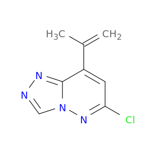 1,2,4-Triazolo[4,3-b]pyridazine, 6-chloro-8-(1-methylethenyl)-