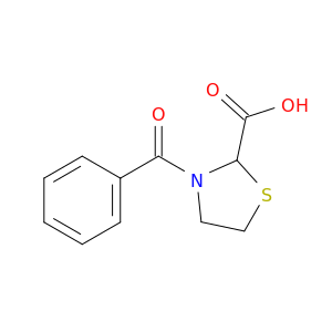 2-Thiazolidinecarboxylic acid, 3-benzoyl-