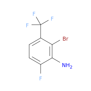 Benzenamine, 2-bromo-6-fluoro-3-(trifluoromethyl)-