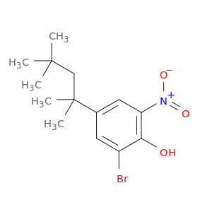 Phenol,2-bromo-6-nitro-4-(1,1,3,3-tetramethylbutyl)-