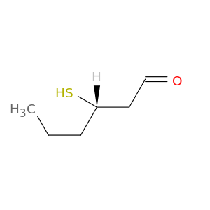 Hexanal, 3-mercapto-, (3S)-