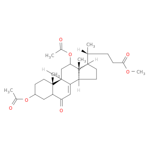 Methyl 3,12-bis(acetyloxy)-6-oxochol-7-en-24-oate