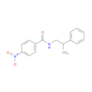 Benzamide, 4-nitro-N-(2-phenylpropyl)-
