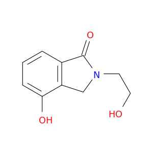 1H-Isoindol-1-one, 2,3-dihydro-4-hydroxy-2-(2-hydroxyethyl)-