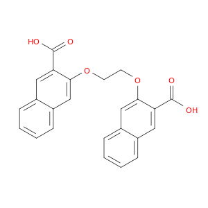 2-Naphthalenecarboxylic acid, 3,3'-[1,2-ethanediylbis(oxy)]bis-