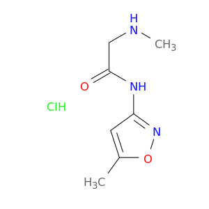 N-(5-Methyl-1,2-oxazol-3-yl)-2-(methylamino)acetamide Hydrochloride