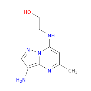Ethanol, 2-[(3-amino-5-methylpyrazolo[1,5-a]pyrimidin-7-yl)amino]-