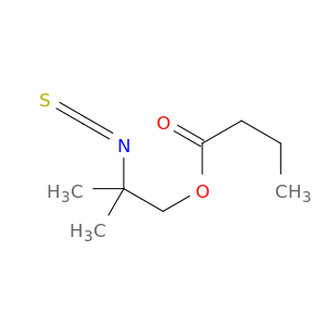 Butanoic acid, 2-isothiocyanato-2-methylpropyl ester