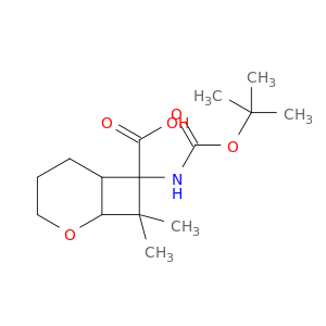 7-{[(tert-Butoxy)carbonyl]amino}-8,8-dimethyl-2-oxabicyclo[4.2.0]octane-7-carboxylic Acid