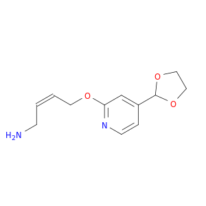 2-Buten-1-amine, 4-[[4-(1,3-dioxolan-2-yl)-2-pyridinyl]oxy]-, (2Z)-