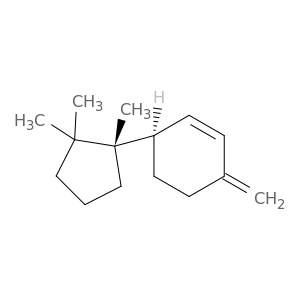 Cyclohexene, 3-methylene-6-[(1S)-1,2,2-trimethylcyclopentyl]-, (6R)-