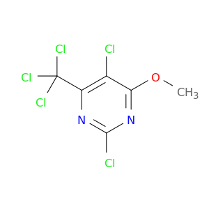 Pyrimidine,2,5-dichloro-4-methoxy-6-(trichloromethyl)-