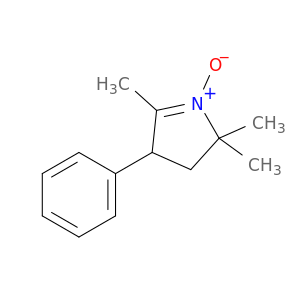 2H-Pyrrole, 3,4-dihydro-2,2,5-trimethyl-4-phenyl-, 1-oxide