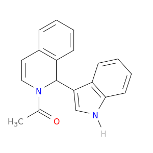 Isoquinoline, 2-acetyl-1,2-dihydro-1-(1H-indol-3-yl)-