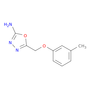 2-Amino-5-(m-tolyloxymethyl)-1,3,4-oxadiazole