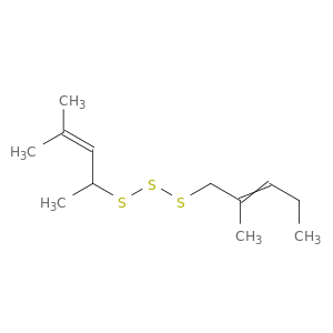 Trisulfide, 1,3-dimethyl-2-butenyl 2-methyl-2-pentenyl