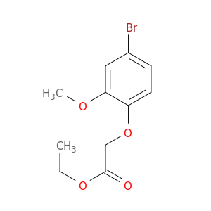 Acetic acid, (4-bromo-2-methoxyphenoxy)-, ethyl ester